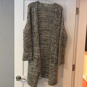 Cocogio Multicolored Long Cardigan